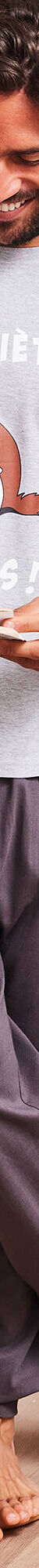 Pyjama pantalon manches longues Marmotte (gris chiné) Pyjama pantalon manches longues Marmotte (gris chiné)
